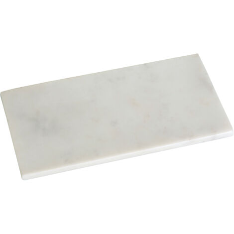 Premier Housewares Off White Rectangular Marble Tray