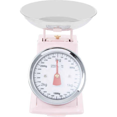 Premier Housewares Pastel Pink Kitchen Scale