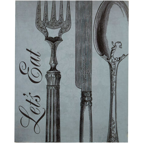 Premier Housewares Let's Eat Wall Plaque (1/2)
