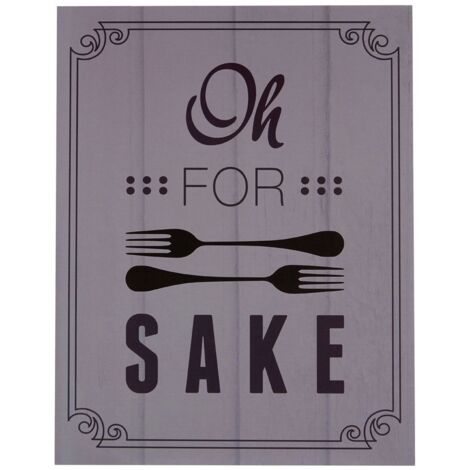 Premier Housewares Oh For Fork Sake Wall Plaque (1/5)