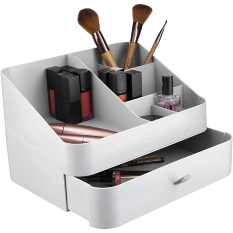 Interiors By Premier Ample Storage Six Compartment Cosmetics Organiser, Elegant Makeup Organiser, Versatile Makeup Organizer