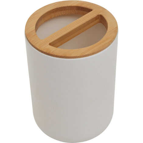 Premier Housewares Canyon White Toothbrush Holder