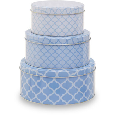 Premier Housewares Set of Three Kensington Storage Tins (1/5)