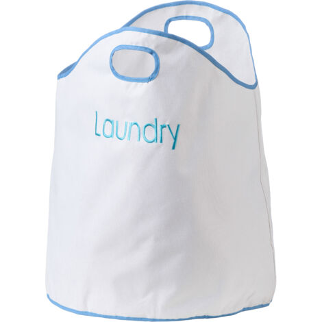 Premier Housewares Oxford Blue Trim Laundry Bag (1/2)