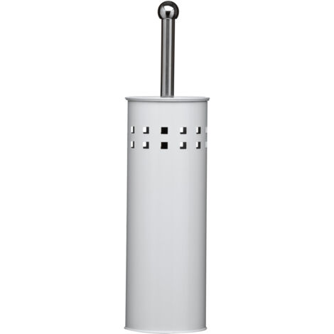 Premier Housewares White Square Design Toilet Brush (1/2)