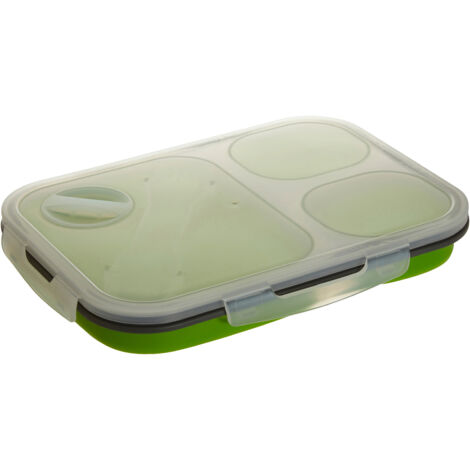 Interiors by Premier Stylish Green Lunch Box With Spork, Vibrant Lunch Box, Versatile Tiffin Box, Lightweight Lunch Packs (1/5)