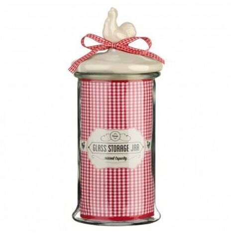 Premier Housewares Glass Storage Jar - 1650ml (1/4)