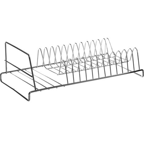 Premier Housewares Chrome Rectanugular Dish Rack
