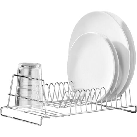 Premier Housewares Chrome Rectanugular Dish Rack