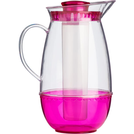 Premier Housewares Hot Pink PS Jug with Ice Chamber (1/2)
