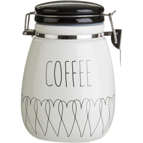 Interiors By Premier Chic Design Coffee Canister, Functional Design Dolomite Canister, Durable Canister For Storing Ingredients (1/5)
