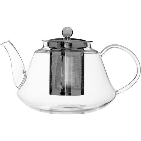 Premier Housewares High Borosilicate Curved Teapot � 1200ml (1/5)