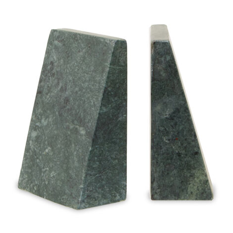 Premier Housewares Green Marble Bookends