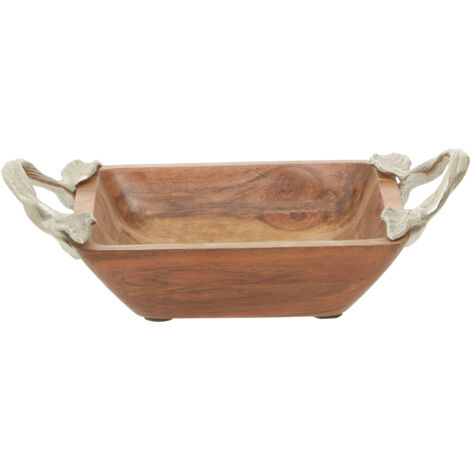 Premier Housewares Vine Acacia Wood Square Dish