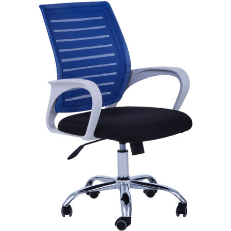 Premier Housewares Blue Home Office Chair (1/5)