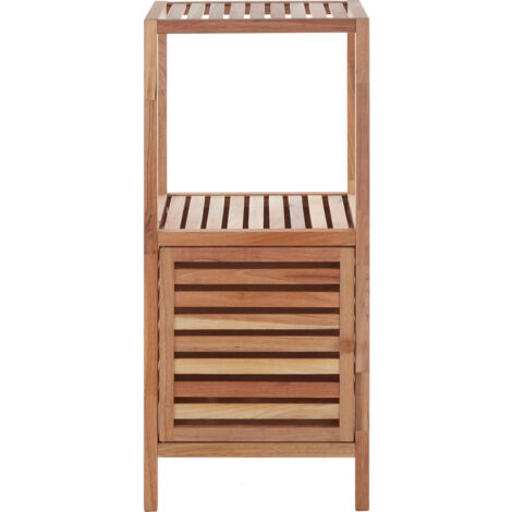 Premier Housewares Shoe Racks Storage Lightweight Two Tier Wooden Shoe Cabinet Natural Finish Shoes Rail / Shoe Rack Organiser Rack 36 x 86 x 40 (1/5)