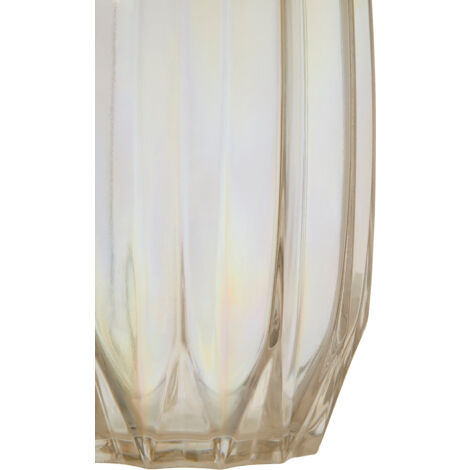 Premier Housewares Petro Large Glass Vase with Iridescent Finish (1/3)