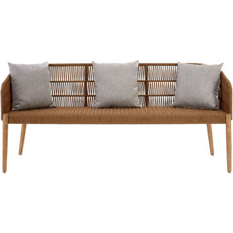 Interiors by Premier 3 Seat Grey Sofa, Improves Body Posture Bedroom Sofa, Built to Last Couch Sofa, Easy to Clean Lounge Sofa (1/5)