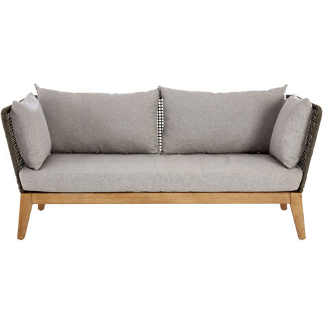 Interiors by Premier 3 Seat Grey Sofa, Comfy Fabric Padded Seat, Built to Last Bedroom Sofa, Easy to Clean Three Seat Lounge Sofa (1/5)