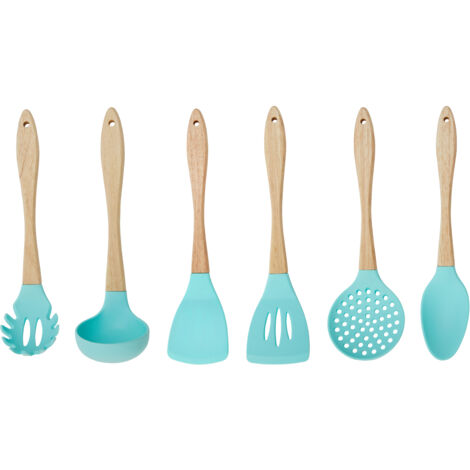  Premier Housewares Kitchen Utensil Set, Pastel Handles