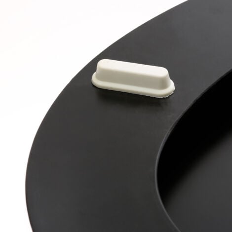 Premier Housewares Matt Black Toilet Seat