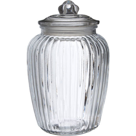 Premier Housewares Vintage Design Glass Storage Jar - 2280ml (1/5)