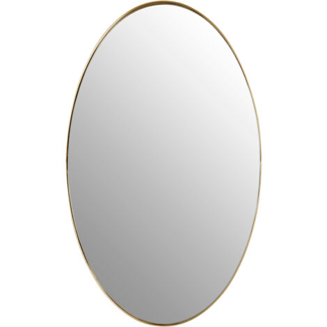 Premier Housewares Cora Gold Finish Oval Wall Mirror (1/5)