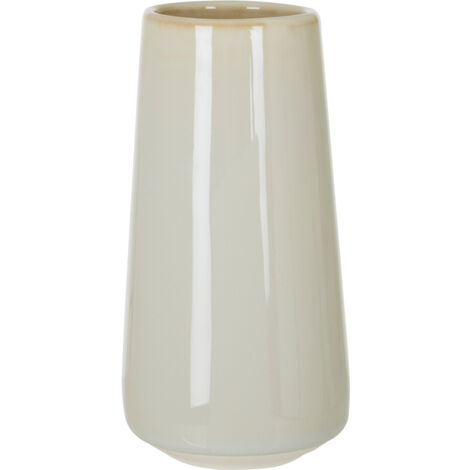 Interiors By Premier Stone-Colored Glazed Porcelain Bud Vase,Tapered Mini Flower Vase For Table Décor,Decorative Flower Pot (1/5)