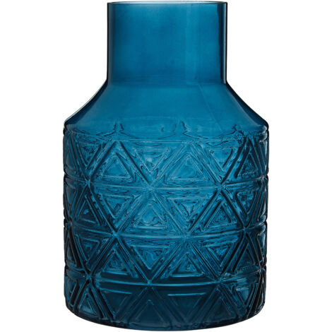 Premier Housewares Complements Dakota Blue Glass Vase (1/3)