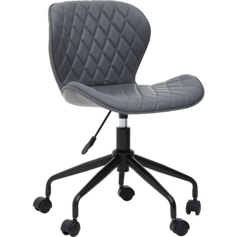 Premier Housewares Brent Grey And Black Home Office Chair (1/5)