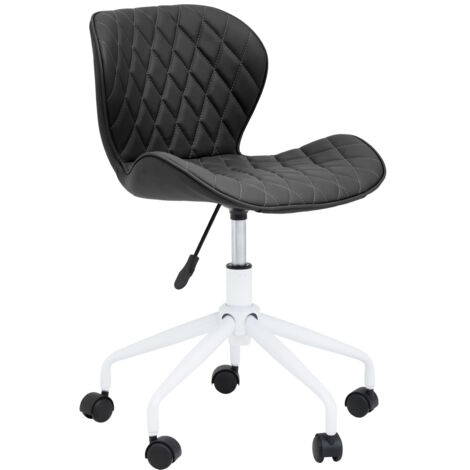 Premier Housewares Brent Black And White Home Office Chair (1/5)