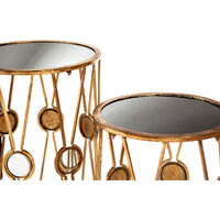 Premier Housewares Faiza Set of 2 X-Design Rounded Tables