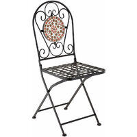 Premier Housewares Amalfi Terracotta/Brown Mosaic Table Set