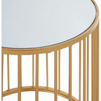Premier Housewares Avantis Nest of 2 Round Side Tables