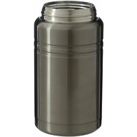 Premier Housewares Stainless Steel/ Grey Food Flask/ Thermos With a Folding Stainless Steel Spoon/ Generous Capacity of 750 ml/ Dimensions are 10 x 20 x 10