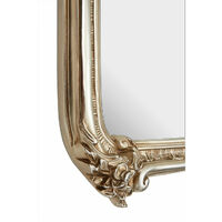Premier Housewares Wall Mirror Exquisite Ornate Design Gold Color Grand Wall Mirrors For Hallways Bedroom and Livingroom W89 X D13 X H150cm.