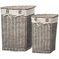 Premier Housewares Mesa Corner Laundry Baskets - Set of 2