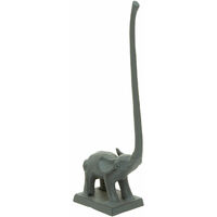 Premier Housewares Fauna Grey Elephant Toilet Roll Holder