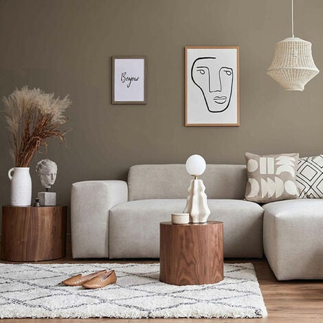 Hochflor Teppich Wohnzimmer Schlafzimmer Küche Shaggy Skandinavisch Rautenmuster ,160x220 cm
