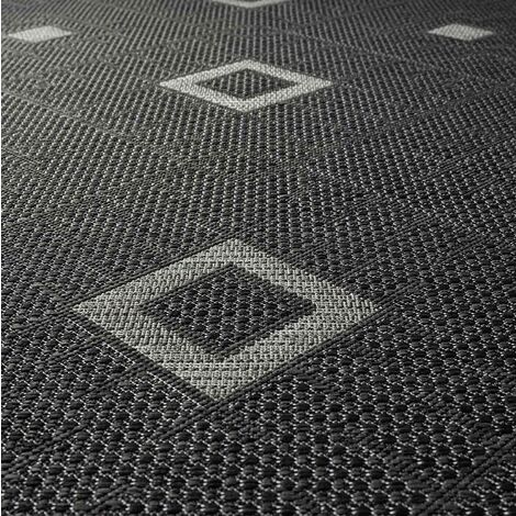 VIMODA Flachgewebe-Teppich 160x220 Cm – Für Terrasse, Balkon & Innenbereich, Wasserabweisend & Pflegeleicht