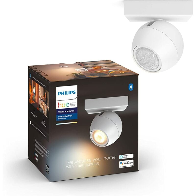Ampoule PHILIPS Hue Buckram 4 Spots Blanc + telecommande Philips