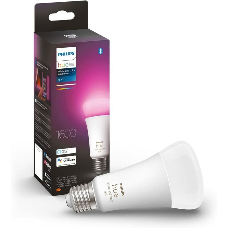 Philips Hue White & Color Ambiance Spot Centura encastré rond Blanc  Compatible Bluetooth, Fonctionne avec Alexa : : Luminaires et  Éclairage