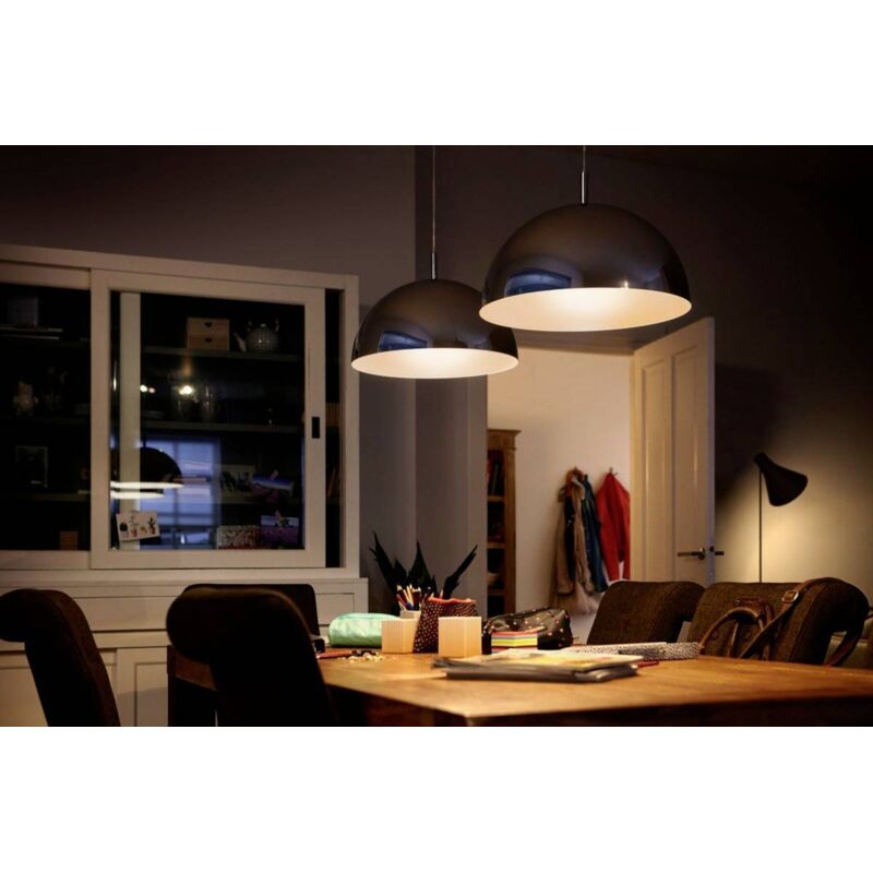 Pack De 6 Ampoules LED Philips E27 - Équivalent 40W - Blanc Chaud - Économie D'énergie 90% - Durée De Vie 15 Ans