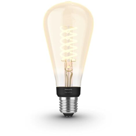 Philips Hue White, ampoule vintage filament E27 compatible Bluetooth, format Giant Globe (1/6)