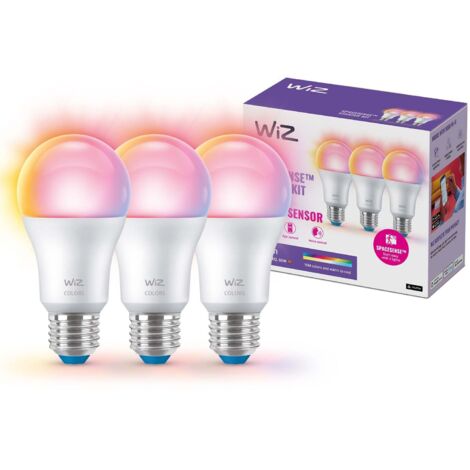 WIZ A60 Ampoule Connectée Wi-Fi Filament Blanc Chaud/Froid 60W E27