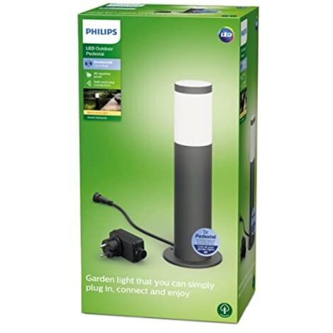 Philips borne extérieure basse tension Garden Link, 24W, IP44, 2700K, anthracite (1/5)