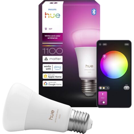 Philips Hue White & Colour Ambiance A60 – Ampoule connectée E27 1100 lm (1/5)