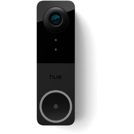 Philips Hue Secure Doorbell Vidéo Filaire – Caméra 2K Noir, Intégration Éclairage Connecté (EU/UK) (1/5)
