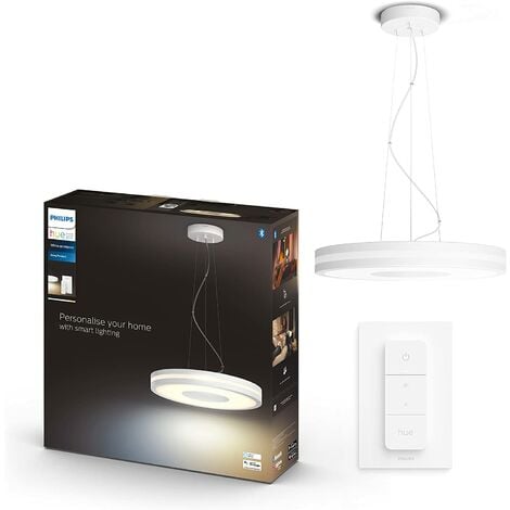 Philips Hue White and Color Ambiance, Lampe à poser Gradient Signe Noir,  compatible Bluetooth, fonctionne avec Alexa, Google Assistant et Apple