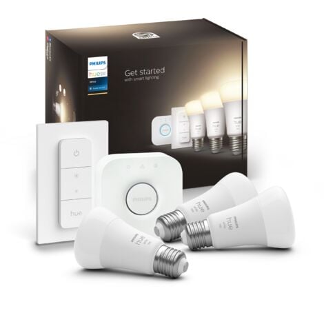 Philips Hue White Ambiance, ampoule LED connectée E27 Filament G93 Globe,  compatible Bluetooth, fonctionne avec Alexa, Google Assistant et Apple